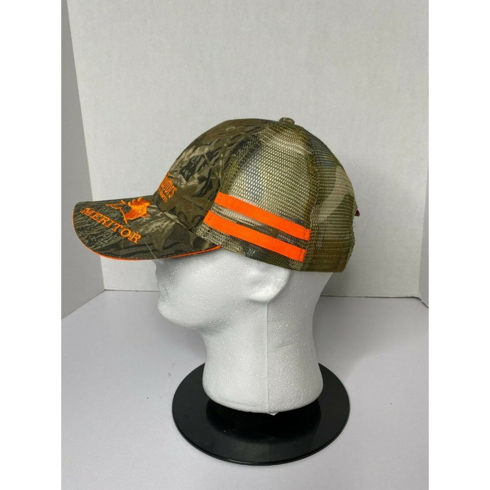 L&L Distributors Heavy Duty Truck Parts Trucker Hat w 2 stripes Camo Meritor - Picture 10 of 10